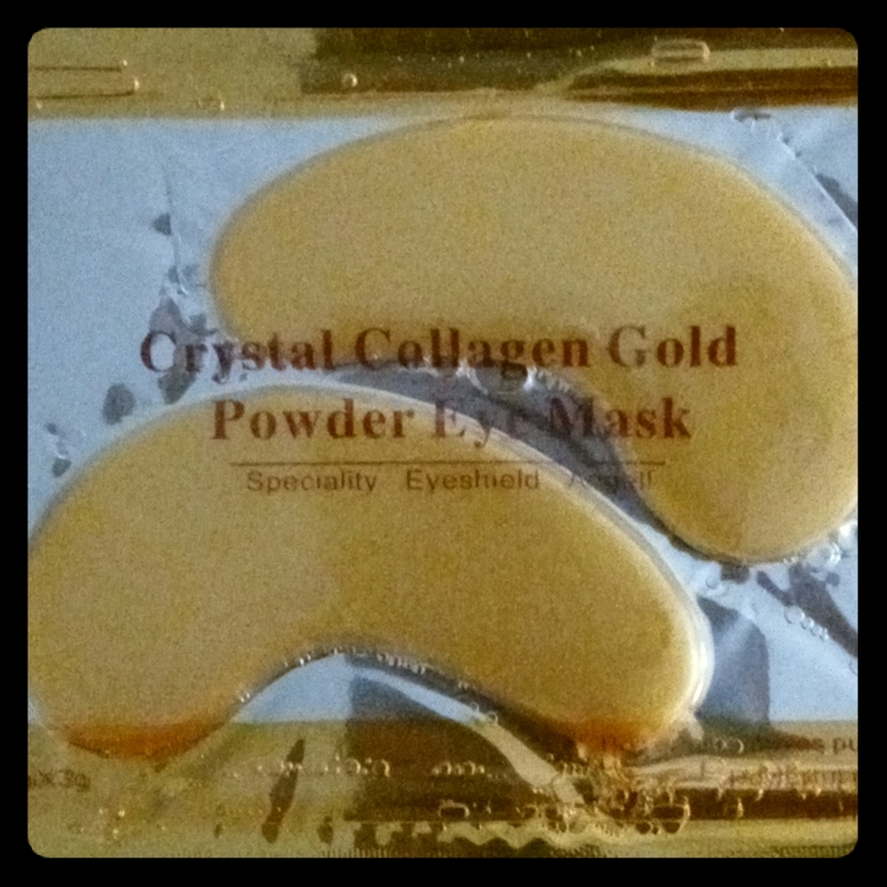 Crystal collagen gold powder eye mask